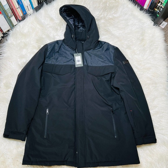 TUMI MENS HOODED PARKA F9-7175 TUMI JAKCET SIZE XXL